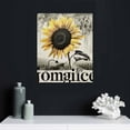 thumbnail image 5 of Nawypu Life Quote Sunflower Canvas Wall Art Framed Print Rustic Life is a Journey not a Destination Poster Painting Desk Sign Home Office Living Room Bedroom Decor, 5 of 5
