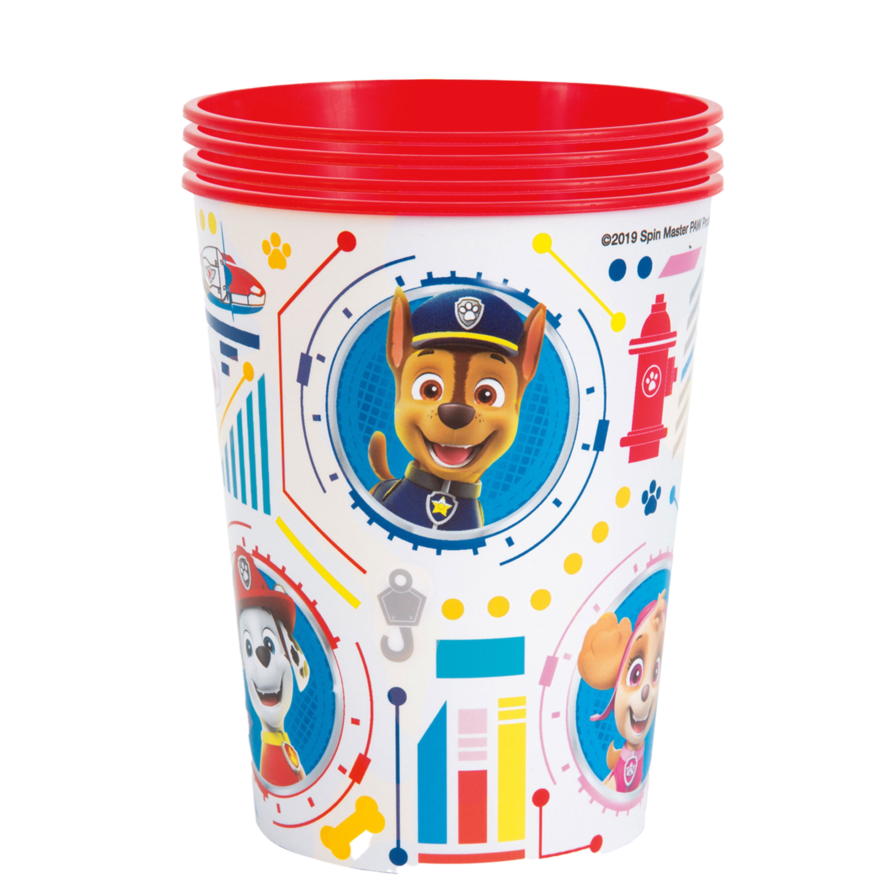 Paw Patrol 4 Count 16oz Multicolor Plastic Cup