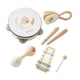 thumbnail image 3 of Instrumentos musicales para bebés, juguetes de madera, coordinación mano-ojo para niños de 1 año, instrumentos de percusión con xilófono sin triangulos, 3 of 9