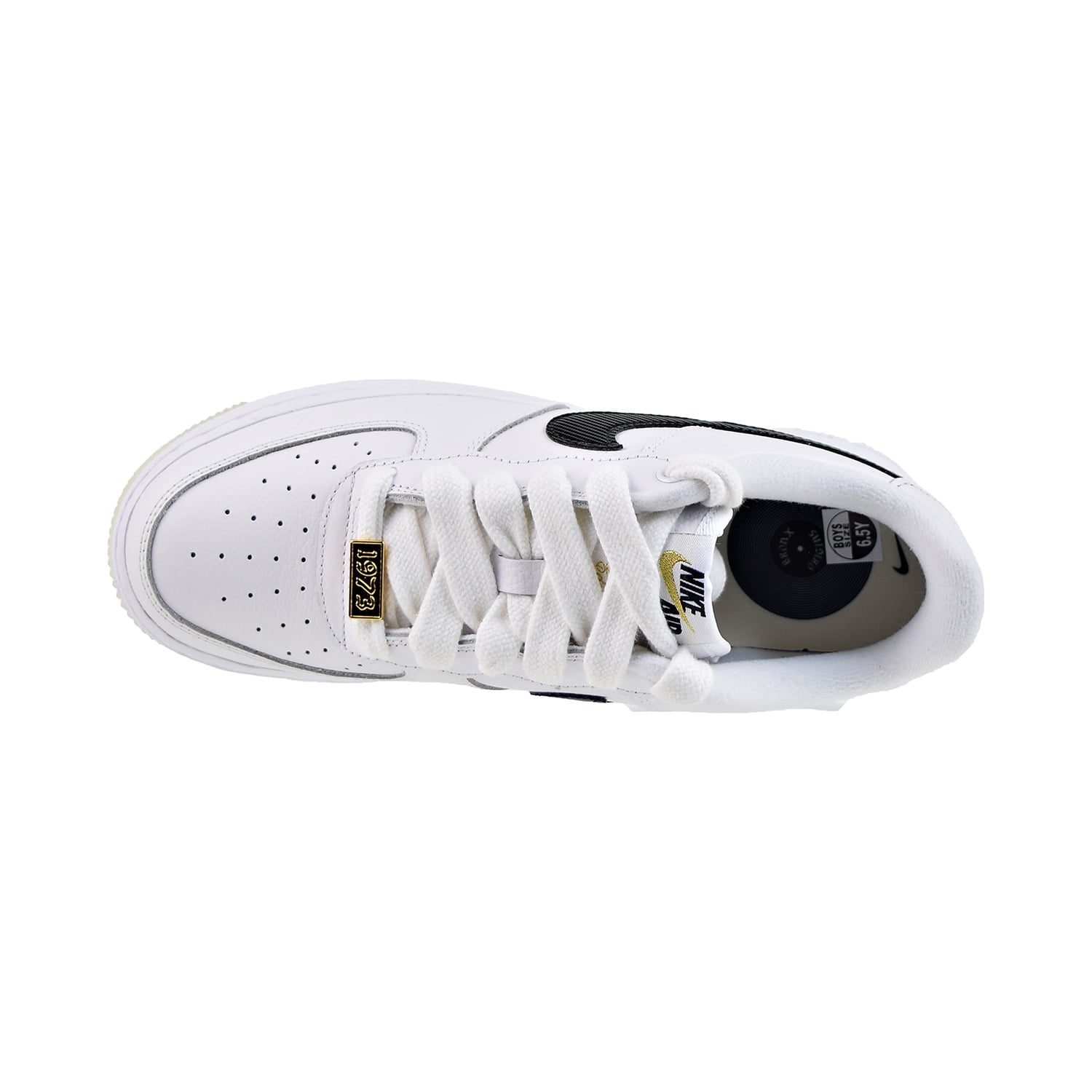 White  and  gold air force 1 ep trainers youth cheap