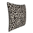 thumbnail image 3 of Velvet Rimmed Pillowcase Is Not Easy To Open Line Deformation Invisible Zipper Opening And Closing Only Pillowcase Does Not Contain Pillow Core Leopard Print Pattern White And Black_4 20"X20", 3 of 8