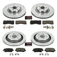 thumbnail image 3 of PowerStop Front and Rear Z23 Evolution Sport Carbon-Fiber Ceramic Brake Pad and Drilled & Slotted Rotor Kit Fits: FORD Select Models K6810, 3 of 10