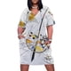 thumbnail image 2 of Alta definición. Vestido holgado con bolsillos Delie Tension de Wassily Kandinsky, vestido de verano para mujer, vestido coreano para mujer., 2 of 7