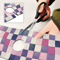 thumbnail image 6 of Yayeee Faucet Mat for Kitchen Sink 30" Diatomite Long Splash Guard Pad, Pink and Purple Plaid Pattern, 2 Pack, 6 of 7