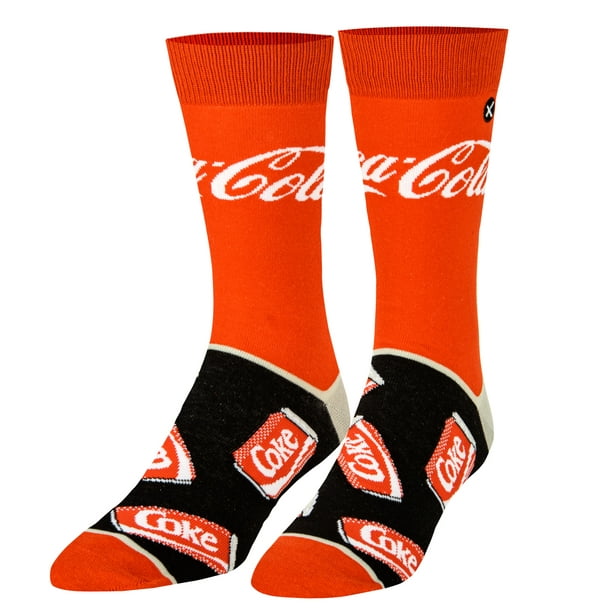 Jongleren Blanco Missend Odd Sox, Official Coca-Cola Merchandise, Coke Classic Socks for Men, Adult  Large - Walmart.com