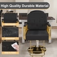 thumbnail image 5 of Salon Barber Chair,360° Swivel Hydraulic Salon Chair with Pump,Non-Tilting Hairdressing Chair for Salons Barbershop Hair Salon Spa Equipment,Black, 5 of 8