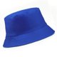 thumbnail image 3 of Todas las estaciones sombrero de cubo exquisito pescadores de pescadores accesorios de moda con ropa de cabeza elegante con color sólido para viajar con salida vistiendo azul Inevent AP008924-03B, 3 of 7