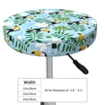 thumbnail image 2 of Exotic bird toucan Round Bar Stool Seat Covers, Elastic Round Chair Cover Stool Seat Slipcover Bar Stool Cushions Round Pad for 12-14 inch, 2 of 5