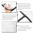 thumbnail image 4 of Paquete de 12 Protectores de Fundas para Sillas de Salón, Fundas Traseras Cuadradas Transparentes para Sillas de Peluquería Que Se Adaptan A la Mayoría de las Sillas Estándar, 4 of 5