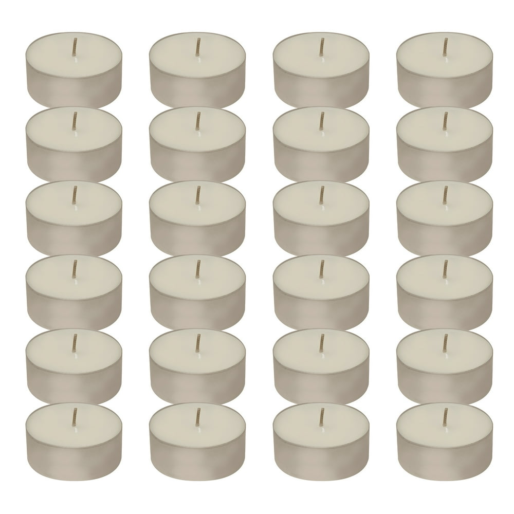 LumaBase 24Piece Extra Large Tea Light Candles