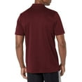thumbnail image 2 of Adidas MAROON/BLACK Men's Designed to Move 3-Stripes Polo Shirt, US 2X-Large, 2 of 4