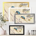 thumbnail image 4 of Designart 'Common Kingfisher Bird On Branch' Traditional Framed Art Print, 4 of 4