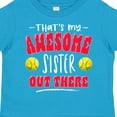 thumbnail image 4 of Inktastic That's My Awesome Sister out There with Softballs Boys or Girls Toddler T-Shirt, 4 of 5