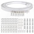 thumbnail image 1 of Adjustable Ceiling Track for Curved Curtains Fits 1-5 Meter Spaces, 1 of 5