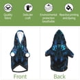thumbnail image 6 of Haiem Cool Blue Light Wolf for Winter Dog Hoodie Sweatshirts with Pockets Warm Dog Clothes for Small Dogs Chihuahua-Large, 6 of 7