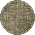 thumbnail image 2 of BERTHMEER Round Area Rugs 5'x5' Traditional Brown Washable Rugs for Living Room Bedroom Office Dining Room Non-slip Oriental Distressed Rugs, 2 of 10