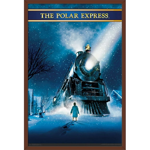 The Polar Express - One Sheet Wall Poster, 22.375" x 34", Framed