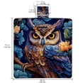 thumbnail image 2 of Owt Canvas Picnic Mat Outdoor Waterproof Foldable Portable Beach Blanket for Camping Hiking Park - Large Size Durable Mat with Carrying Strap - 200 x 150 cm, 2 of 6