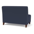 thumbnail image 3 of Pemberly Row Lounge Lobby Reception Waiting Armless Loveseat in Blue, 3 of 5