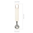 thumbnail image 3 of Digging Spoon Stainless Steel Melon Baller Metal Watermelon Coffee Scoop Spoons Fruit White Abs, 3 of 6