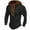 Black, variant on Men's Solid Color Hoodie Sweatshirt with Drawstring Long Sleeve Crewneck Streetwear Top for Fall