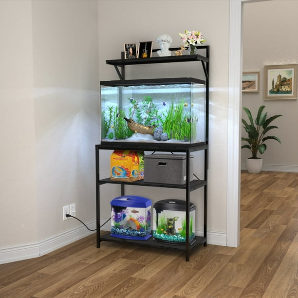 GDLF 20 29 Gallon Fish Tank Stand with Plant Shelf Aquarium Stand with Storage Shelf Walmart Business Supplies