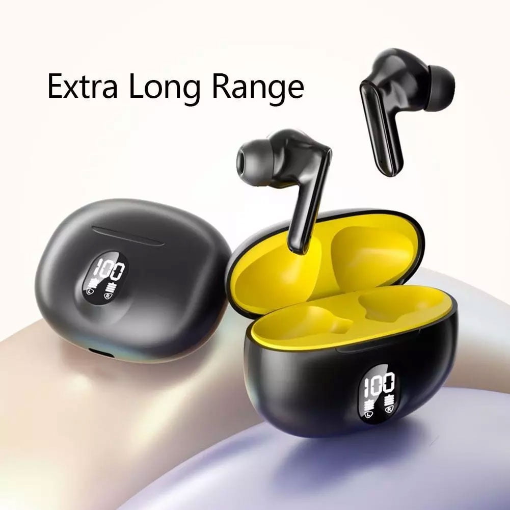 TWS Earphones Wireless for T-Mobile REVVL 6 5G/6x 5G/Pro 5G - Earbuds Headphones True Stereo Headset Hands-free Mic Charging Case