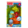 thumbnail image 7 of Fisher-Price Little People Friendly Dinosaur Figure Pack Toddler Toy, 4 Pieces for Pretend Play, 7 of 7
