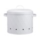 thumbnail image 2 of Olla para patatas, cebollas y ajos, caja metálica ventilada, recipiente para verduras y alimentos. Blanco estilo A, 2 of 9