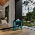 thumbnail image 2 of Wildridge Classic Side Table, Aruba Blue - Outdoor Weather Resistant Recycled Plastic Furniture for Patio, 2 of 4