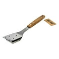 thumbnail image 4 of BBQ-Aid Grill Brush and Scraper for Barbecue – Grill Brush for Outdoor Grill with Extended, Large Wooden Handle and Replaceable Stainless Steel Bristles Head –No Scratch- BBQ Grill Brush for Any Grill, 4 of 9