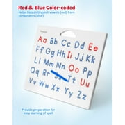 Coogam Magnetic Letters Practicing Board, Magnets Tracing ABC Alphabet Board Learning to Write Uppercase&Lowercase Educational Toy Fine Motor Montessori for 3 4 5 Years Old