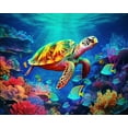 thumbnail image 4 of TISHIRON Diamond Art Painting Kits,12x16 inch 5D DIY Turtles and Fish Diamond Art Crafts Kit for Adults and Kids Beginners, 4 of 6