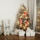thumbnail image 5 of Fiudx Lazo para Árbol de Navidad, Diseño de Luces Led Cálidas, Decoración Versátil para Interiores y Exteriores, Material de Lino, Adorno para Corona Festiva, Tamaño 32 X 22 Cm, 5 of 6