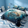 thumbnail image 3 of Erosebridal Cute Cat Quilt Full, Kawaii Animal Full Bedspread Sets, Reversible 3pcs, 1 Coverlet and 2 Pillowcases, 3 of 7