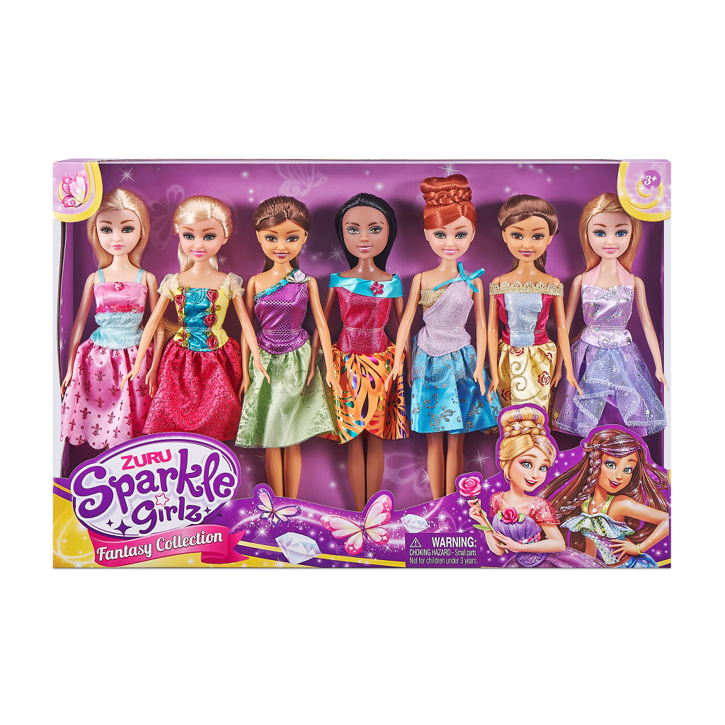 sparkle girlz fantasy doll collection