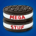 thumbnail image 2 of Pack of 2 - Oreo Mega Stuf Chocolate Sandwich Cookies, Family Size, 17.6 Oz Packaging May Vary, 2 of 3