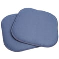 thumbnail image 4 of Sweet Home Collection 16-in. Square Non-slip Memory Foam Seat Cushions (2 OR 4) - 16 X 16 Blue Set of 2 Indoor-Outdoor, Lounge, Non Slip, 4 of 5
