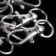 thumbnail image 5 of 50 Piezas de Broche de Metal Giratorio de Clips de Langosta para DIY de Bolsas Plateado, 5 of 5