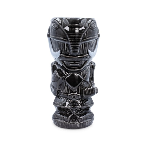 Geeki Tikis Power Rangers Black Ranger Ceramic Mug | Holds 16 Ounces