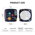 thumbnail image 6 of Gaeub Solar System Temperatures Diagram Square Chair Seat Covers, Stretch Fitted Printed Chair Seat Cushion Cover for Kitchen, Office - One Size, 6 of 9