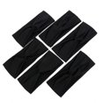 thumbnail image 6 of LinYooLi Turban Headbands for Women Wide Head Wraps Knotted Elastic Teen Girls Yoga Workout Solid Color Hair Accessories, 6 Pack, 6 of 7