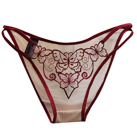 Rovga Underwear New Briefs Women Low Waist High Elasticity Comfortable Cotton Breathable Mesh Hollow Embroidery Hot Underwear Female Comfy Stretch Panty