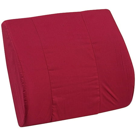 DMI Memory Foam Lumbar Cushion, Burgundy, 14