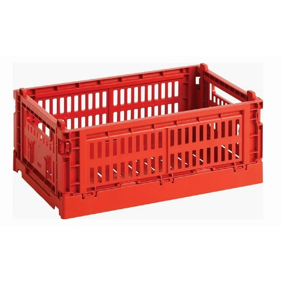 Recycled Mixed Colour Crate - Small, Red