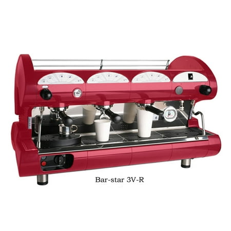 La Pavoni Commercial Volumetric Espresso Machine (Red)