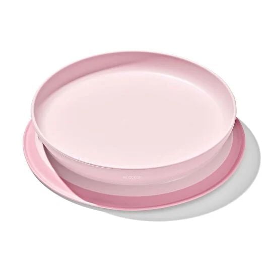Oxo Tot Assiette à ventouse Stick & Stay - Blossom - 6 mois +