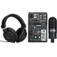 thumbnail image 1 of Kit de transmisión en vivo Yamaha AG03MK2 con mezclador, micrófono y auriculares, 1 of 1