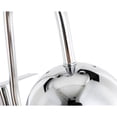 thumbnail image 4 of Kace 1 light Chrome and frosted white glass wall sconce, 4 of 12