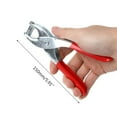 thumbnail image 3 of UNTERING Grommet Eyelet Setter Pliers with 100 Eyelets Set Portable Handheld Hole Pliers for Shoes Clothes Leather, 3 of 7